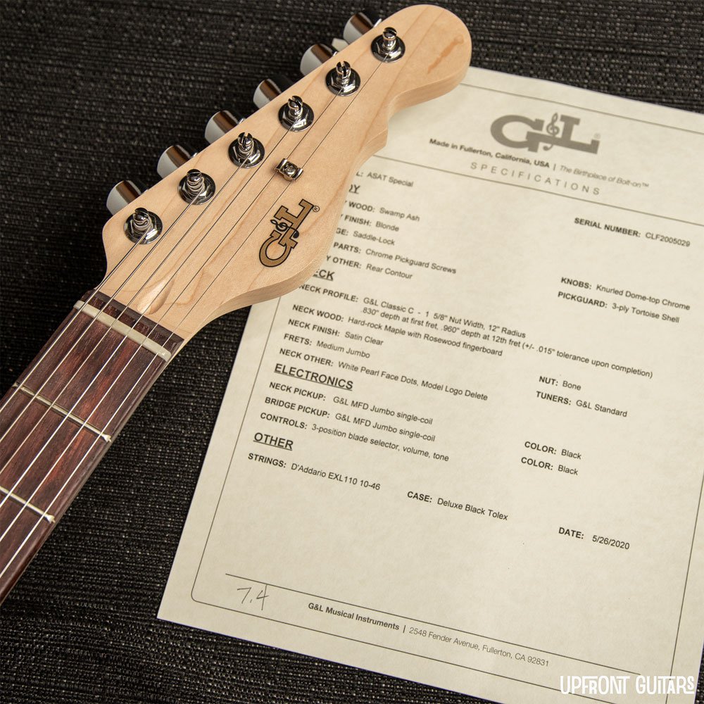 g&l guitars serial numbers